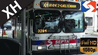 SEPTA Ride 2003 New Flyer D40LF 5703 on Route XH to CheltenhamOgontz [upl. by Couq]