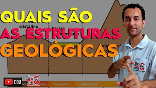 Como entender as ESTRUTURAS GEOLÓGICAS do RELEVO brasileiro [upl. by Einaffyt]