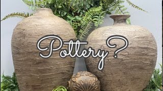 Pottery Dupe Vase DIY Thrift Store Finds [upl. by Kreitman867]