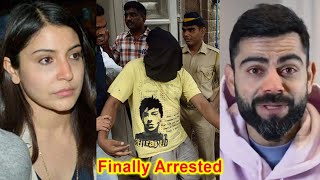 Baby Vamika Kohli threats case man arrested from Hyderabad on Virat Anushka fir [upl. by Hgielrebma]