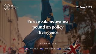 Euro Weakens Against Pound on Policy Divergence  EBC Group [upl. by Akinas]