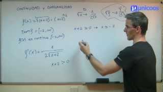 Derivabilidad y continuidad de una función BACHILLERATO matematicas [upl. by Rett62]