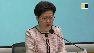 WATCH LIVE  HK Chief Executive Carrie Lam press conference [upl. by Pattin]