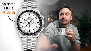 NEW Omega Speedmaster Pro White Dial  SO HOT [upl. by Nnylacissej]