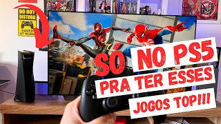 Os MELHORES JOGOS EXCLUSIVOS do PS5 CORTE [upl. by Esilanna617]