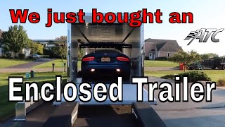 We bought a new ATC Quest enclosed trailer [upl. by Enitsuga]