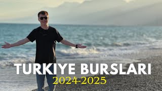 TURKIYE BURSLARI 202425 Как подать заявку Как поступить бесплатно в Турцию в 2024 году [upl. by Petua]