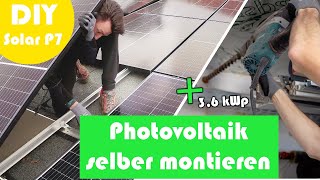 Photovoltaik Erweiterung  Photovoltaikanlage auf Bitumendach installieren [upl. by Longawa]