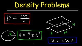 Density Practice Problems [upl. by Artekal691]