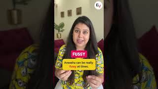 Difference Fuzzy vs Fussy learnenglish howtospeakengfluently fuzzy fussy engvarta [upl. by Ainedrag]