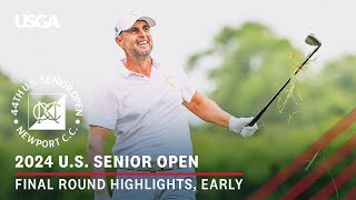 2024 US Senior Open Highlights Final Round Early [upl. by Atiseret]