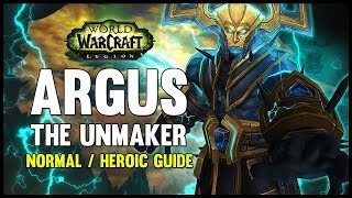 Argus the Unmaker Normal  Heroic Guide  FATBOSS [upl. by Yrdnal477]