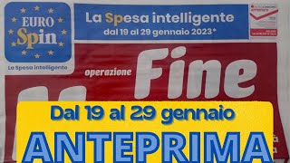 Volantino EUROSPIN dal 19 al 29 gennaio ANTEPRIMA [upl. by Goody883]