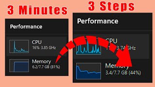 FIX High Memory Usage in Windows In 3 Minutes 2024 [upl. by Jyoti]