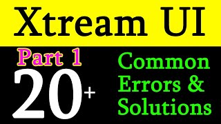 Xtream UI Part 1  Tips amp Troubleshooting  Tutorial [upl. by Nylaj261]