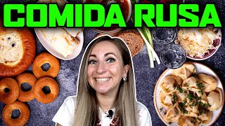 🇷🇺TOP 15 de COMIDA RUSA  COMIDAS RUSAS que DEBES PROBAR  PLATOS TIPICOS de RUSIA [upl. by Innattirb]