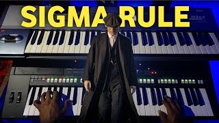 SIGMA RULE Song Remix on KeyboardPiano Polozhenie [upl. by Ylevol]