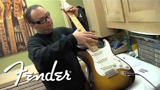 Fender Custom Shop Master Builder Tips  Floating a Bridge  Fender [upl. by Nosidda236]