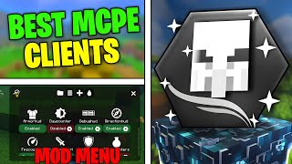 Top 5 Best Clients For Minecraft PE 120 [upl. by Akkimat]