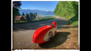 An 8 minutes Velomobile ride in gorgeous Switzerland [upl. by Doralyn]