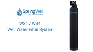 Installation Guide  Springwells Whole House Well Water Filter System WS1 WS4 [upl. by Ativla912]