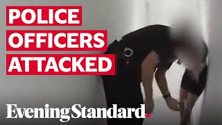 Sussex police release dramatic footage showing attack on police officers at lockdown party [upl. by Ardyth]