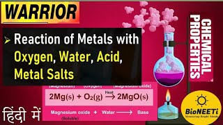 Chemical Properties Of Metals Science CBSE NCERT [upl. by Nelag]