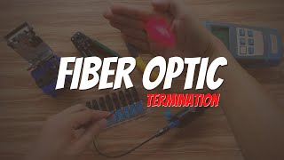 How to Terminate Fiber Optic Cable Tagalog [upl. by Odnam]