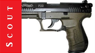 Walther P22 Military Target 22lr Pistol Review  Scout Tactical [upl. by Yursa]