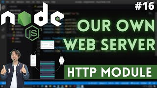 🔴 16 Creating Our Own Web Server in NodeJS  HTTP Module in Node JS in Hindi in 2020 [upl. by Romito]