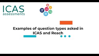 ICAS Assessments Examples of question types asked in ICAS and Reach [upl. by Shirlie995]