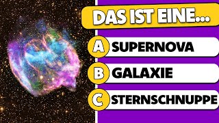 Wie gut kennst du dich im Universum aus 🌌  50 Fragen  Fragenflash [upl. by Forcier]