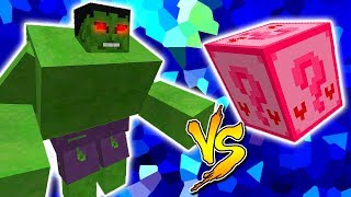 HULK VS LUCKY BLOCK AMOR MINECRAFT LUCKY BLOCK CHALLENGE [upl. by Rein258]