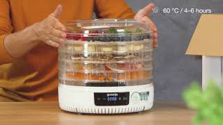 How to use • Food Dehydrator FDK 500GCW • Gorenje [upl. by Burra]