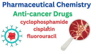 anticancer drugs😊 cyclophosphamide cisplatin fluorouracil pharmaceutical chemistry unit 13 👑 [upl. by Baten391]