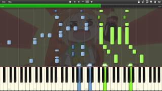 Himouto Umaru chan  OP  Kakushinteki☆Metamaruphose Synthesia Piano Tutoral [upl. by Eihctir619]