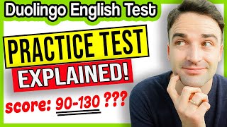 Practice Test Explained Duolingo English Test Practice [upl. by Aeret94]