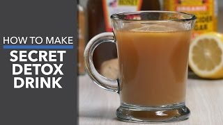 How to Make a Secret Detox Drink [upl. by Kassity]