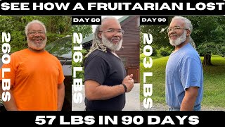 quotFruitarian Weight Loss Transformation How I Lost 57lbs Naturally  FruitBase Diet Success Storyquot [upl. by Lennej465]