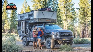 2019 Tundra 4x4 Camper Tour  One Couples Ultimate Tiny Home On Wheels [upl. by Boone]