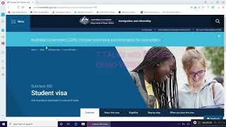 Australian Student Visa Sub 500 Step by Step Application Process in Hindi Full Visa Information [upl. by Sanderson]