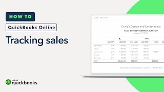 How to track your sales by product or service in QuickBooks Online Tutorial [upl. by Sesiom]