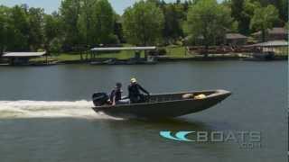 2012 Frontier Jon  ModV Hunting amp Fishing Boat  Boatscom Model Review  Lowe Boats Video [upl. by Travers]