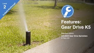 Features of the KRain K5 Gear Drive Sprinkler [upl. by Shirline]