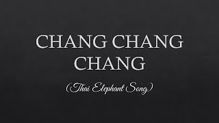 Chang Chang Chang Lyrics  Thailand Elephang Song Lyrics [upl. by Omari]