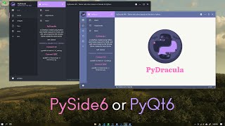 PyDracula  Modern Gui Python  Flat Style  Qt DesignerPySide6 or PyQt6  FREE DOWNLOAD [upl. by Sito]