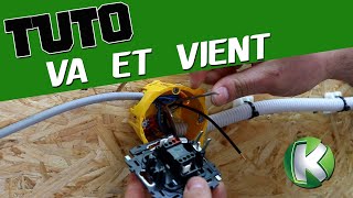 Tuto  Comment raccorder un interrupteur va et vient 💡 [upl. by Antipus]