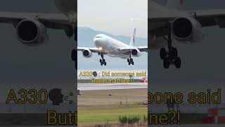 B777 vs A330 butter machine battle  trending viral shortsvideo memes aviation edit airbus [upl. by Karlis]