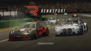 RENNSPORT REVIEW  A Brand New Racing Sim Alpha Build [upl. by Yrojram]