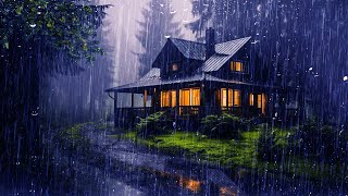 HEAVY RAIN to Sleep FAST Tonight  Powerful Rain to Block Noise Focus or Study better ASMR [upl. by Aleek115]